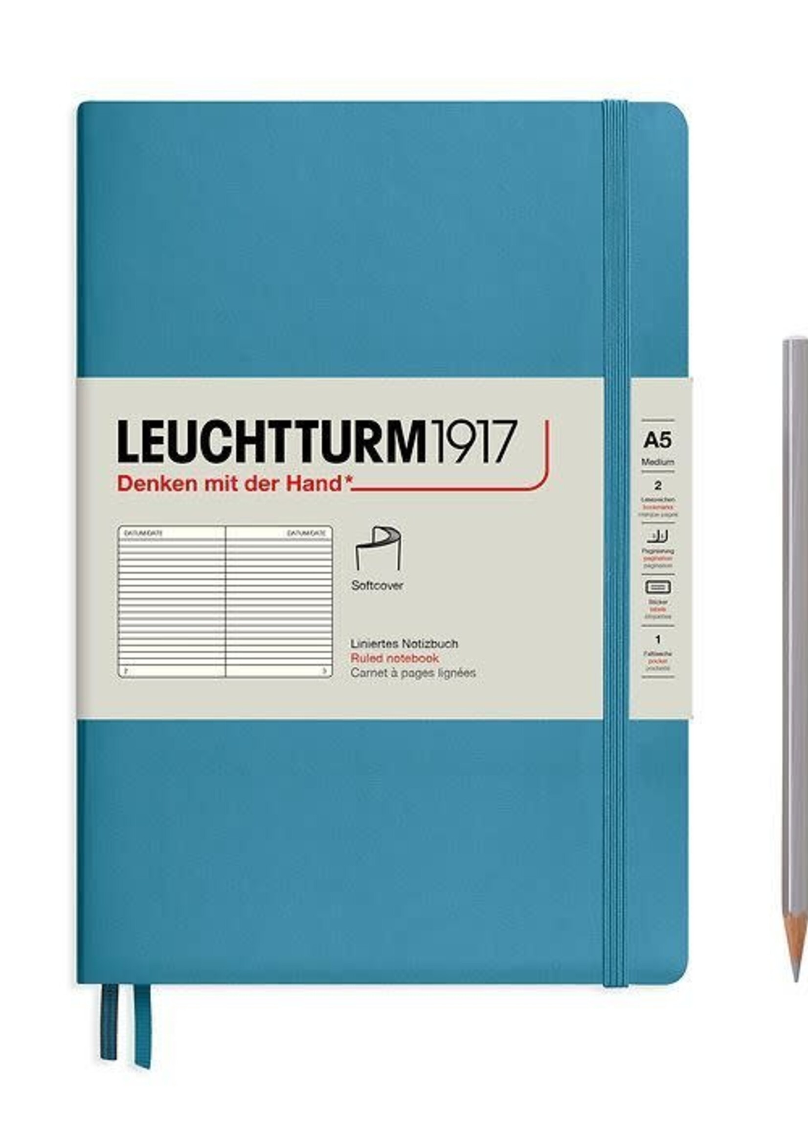 Leuchtturm Leuchtturm1917 A5 Softcover, Ruled