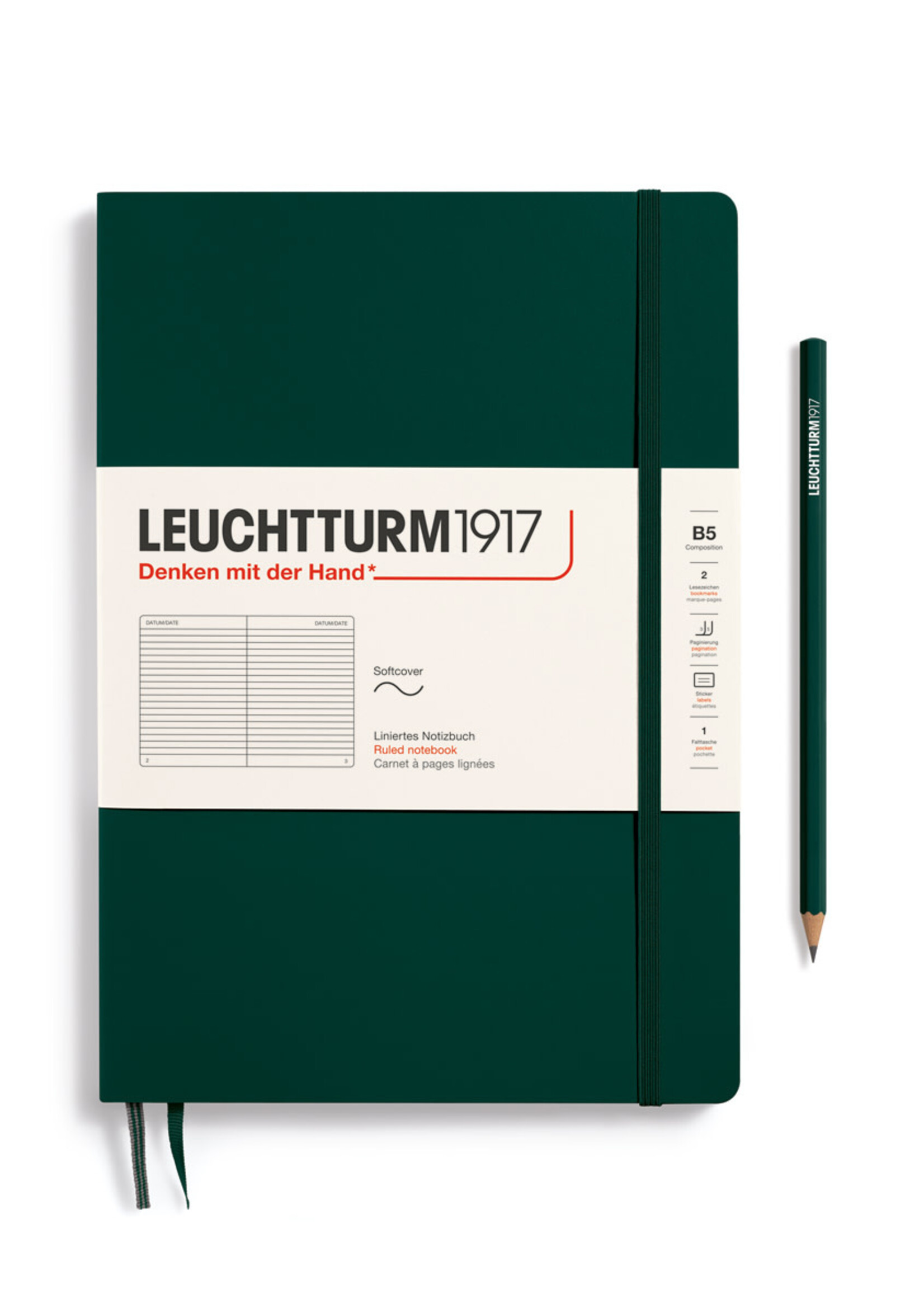 Leuchtturm Leuchtturm B5 Softcover, Ruled