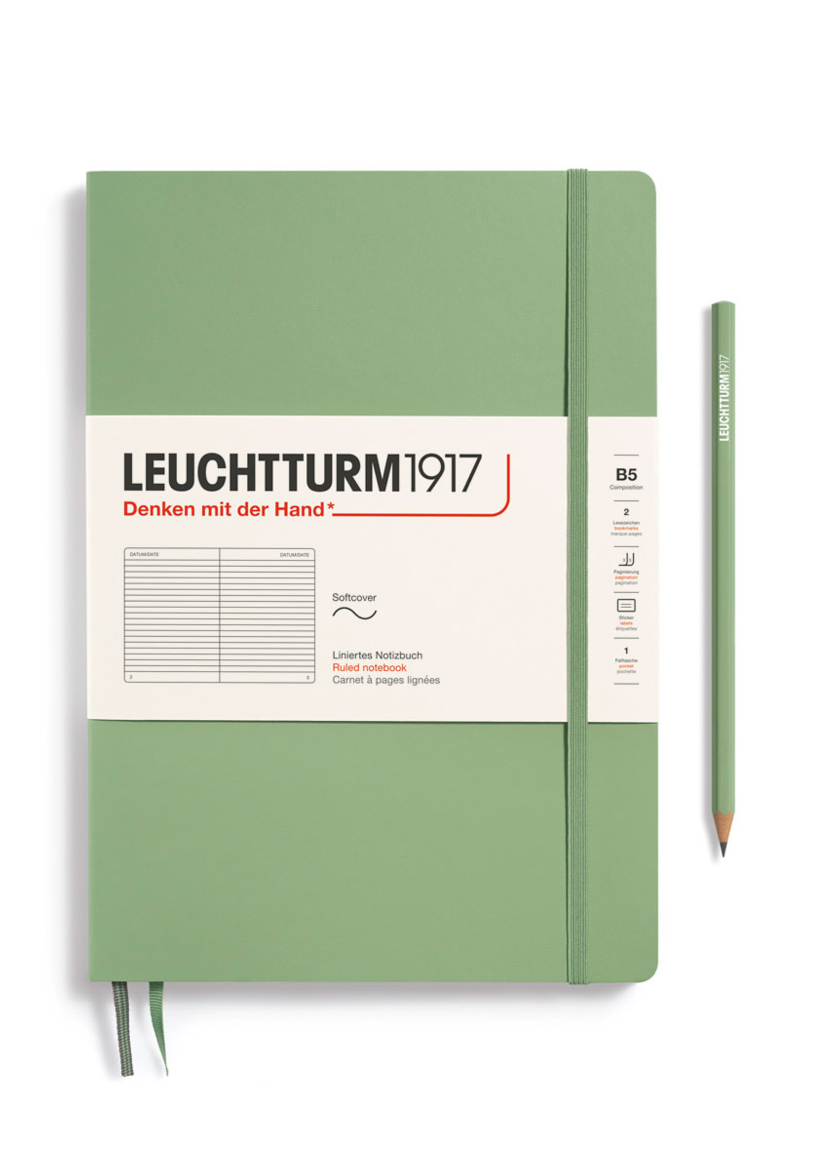 Leuchtturm Leuchtturm B5 Softcover, Ruled