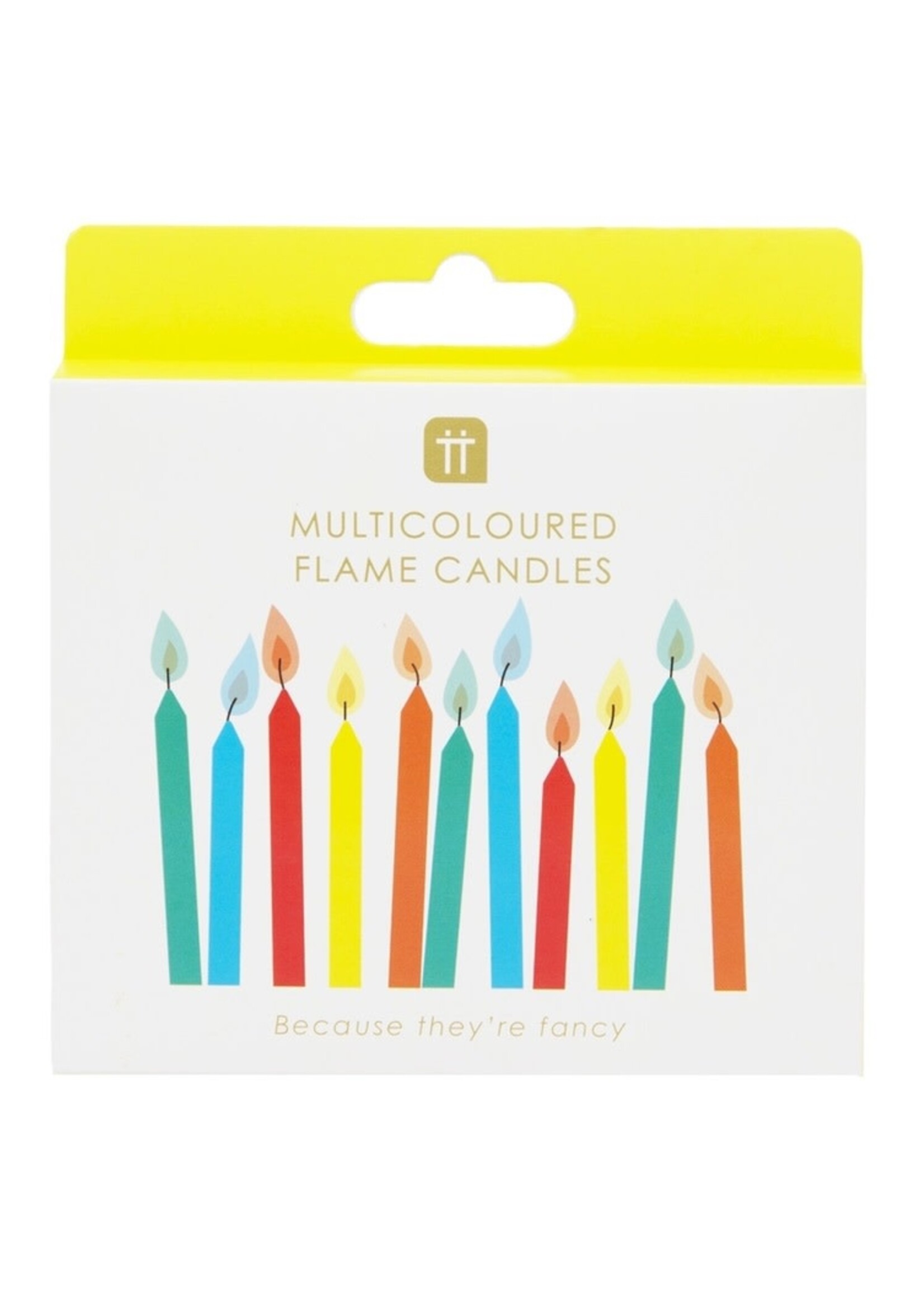 Coloured Flame Birthday Candles
