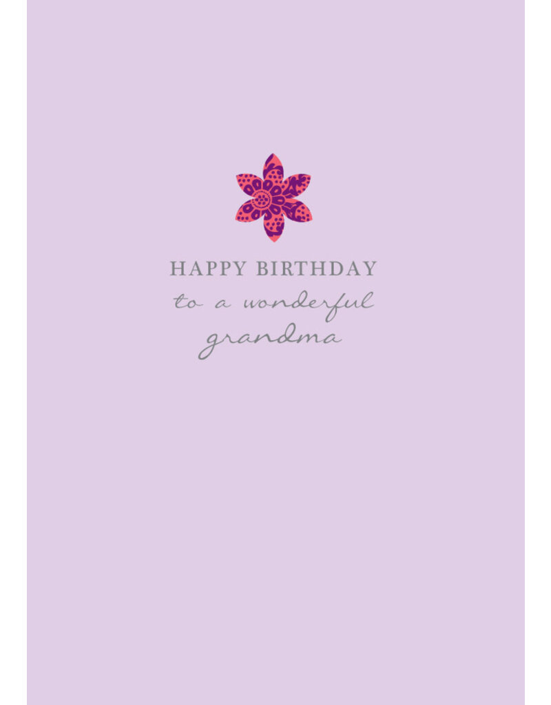 the art file Happy Birthday To A Wonderful Grandma