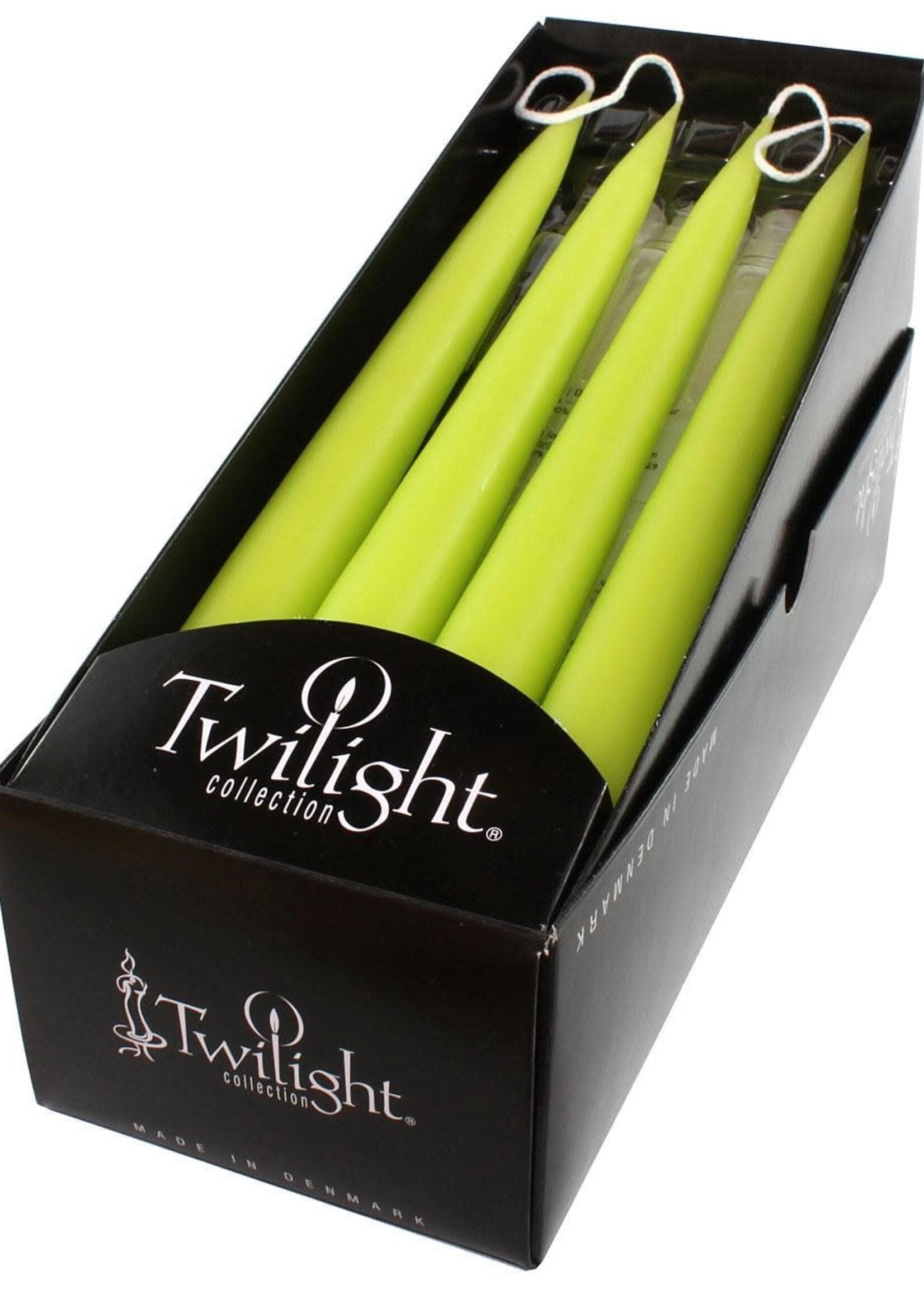 Twilight Collection Taper Candle - Lime Green - 31