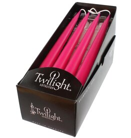 Twilight Collection Taper Candle - Light Cherise - 19
