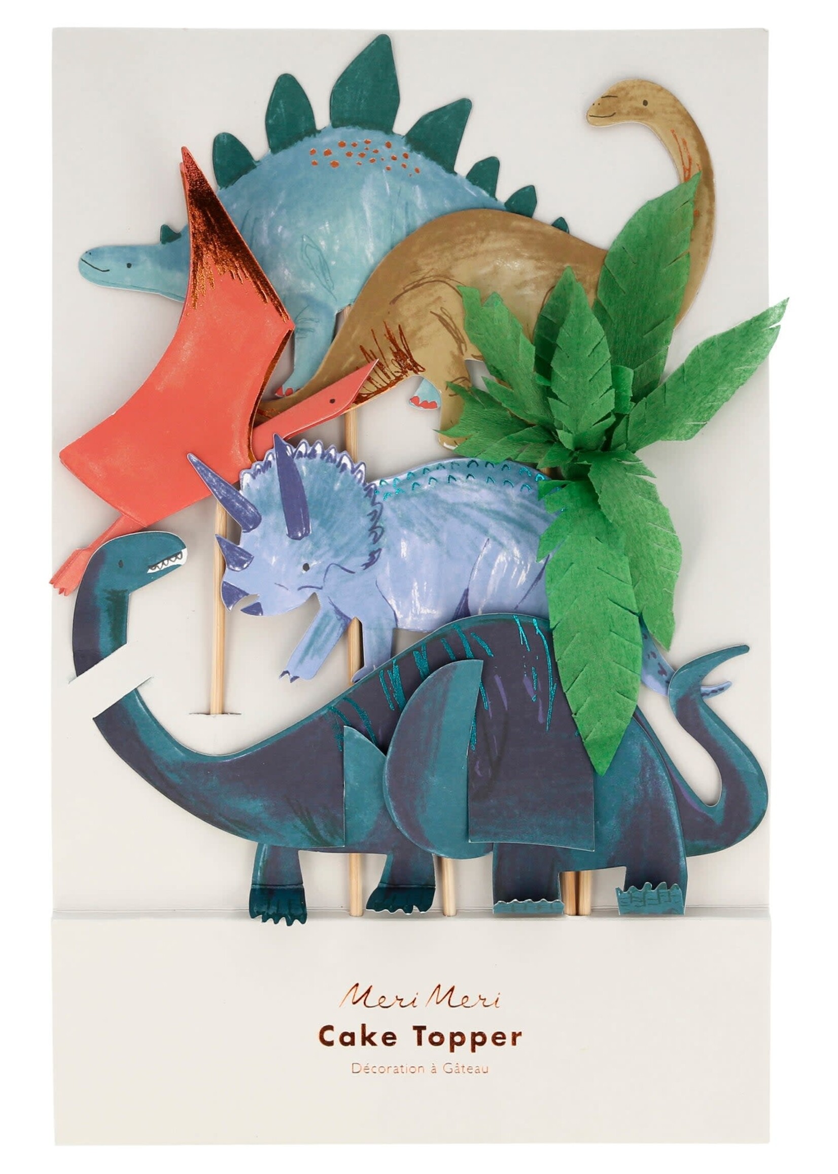 meri meri Dinosaur Kingdom Cake Toppers