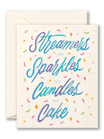 Streamers and Sparkles and Candles and Cake