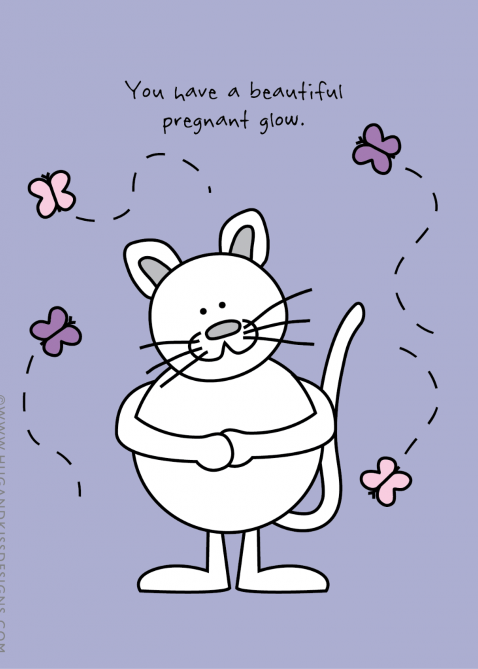 hug and kiss You Have A Beautiful Pregnant Glow
