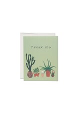 Red Cap Cards Thank You ~ Cactus