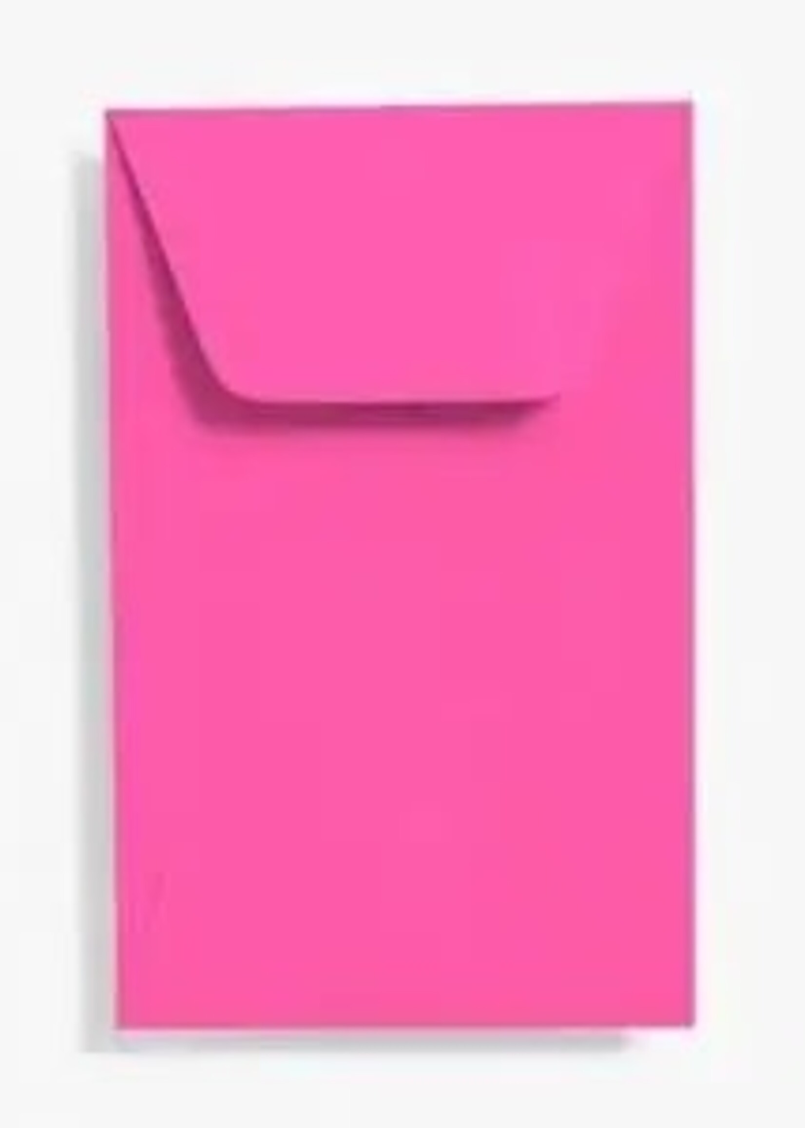 Paper Source Fuchsia Coin Envelope 10 Pack