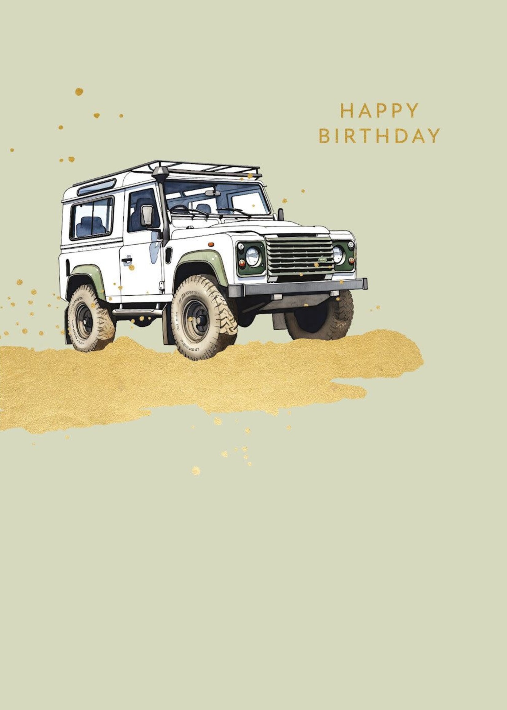 Paperlink Happy Birthday ~ Land Rover