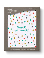 Compendium Boxed Thank You Cards ~ Confetti