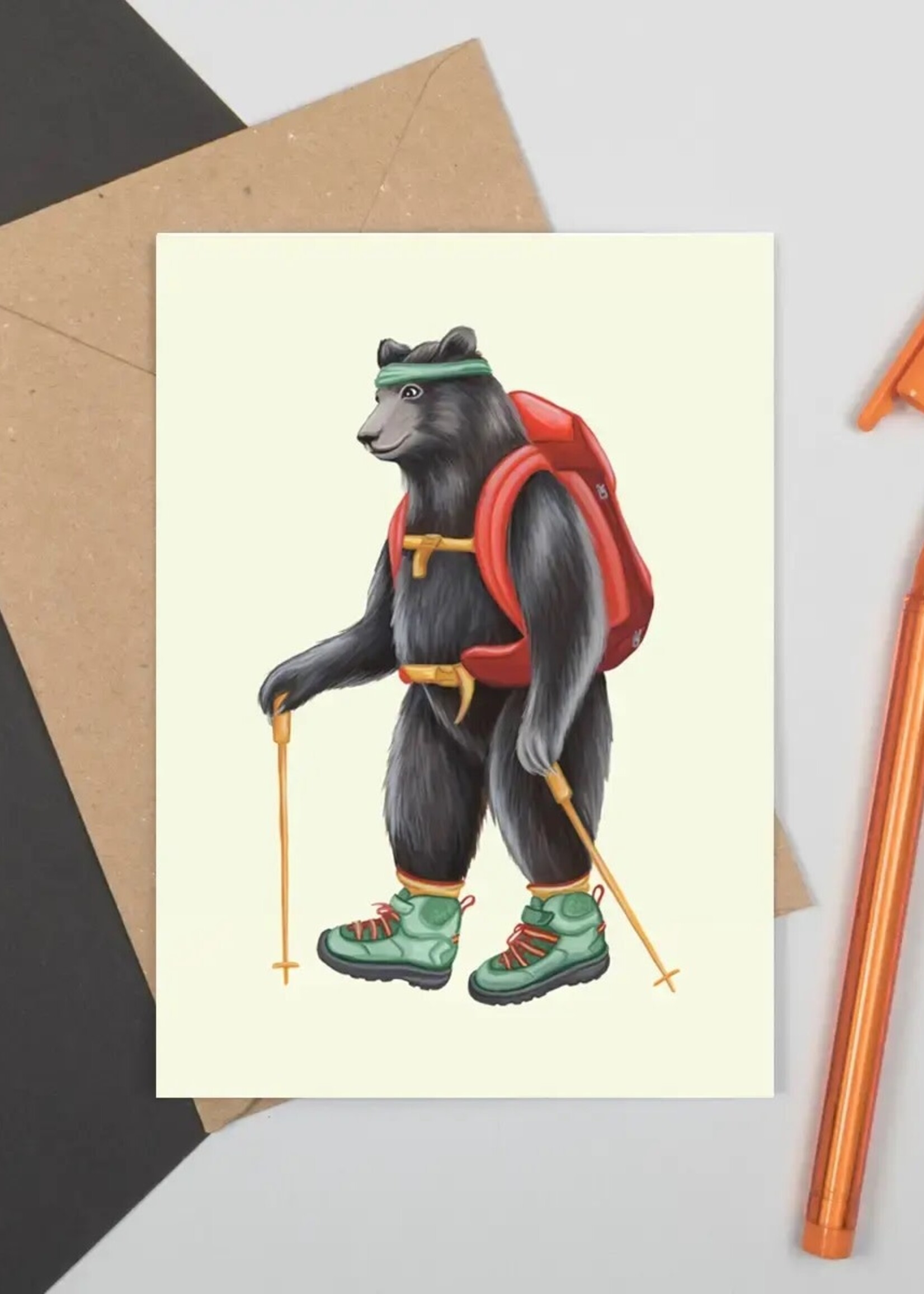 Amelie Legault Bear Hiking