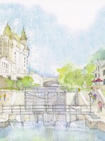 Rideau Canal Locks in Summer