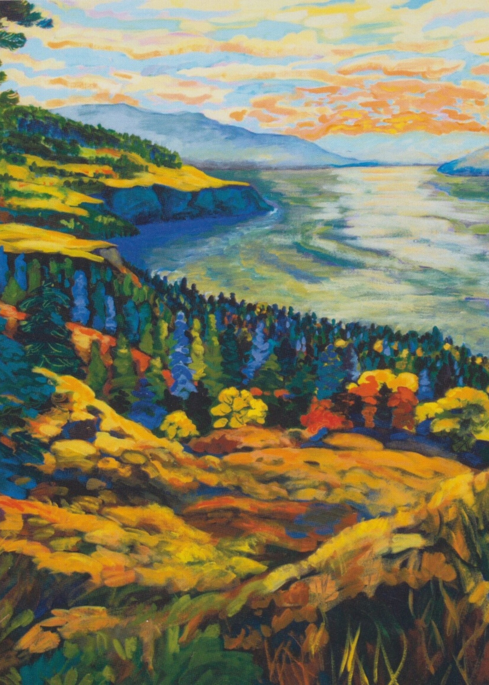 Light Reflecting In Okanagan Lake