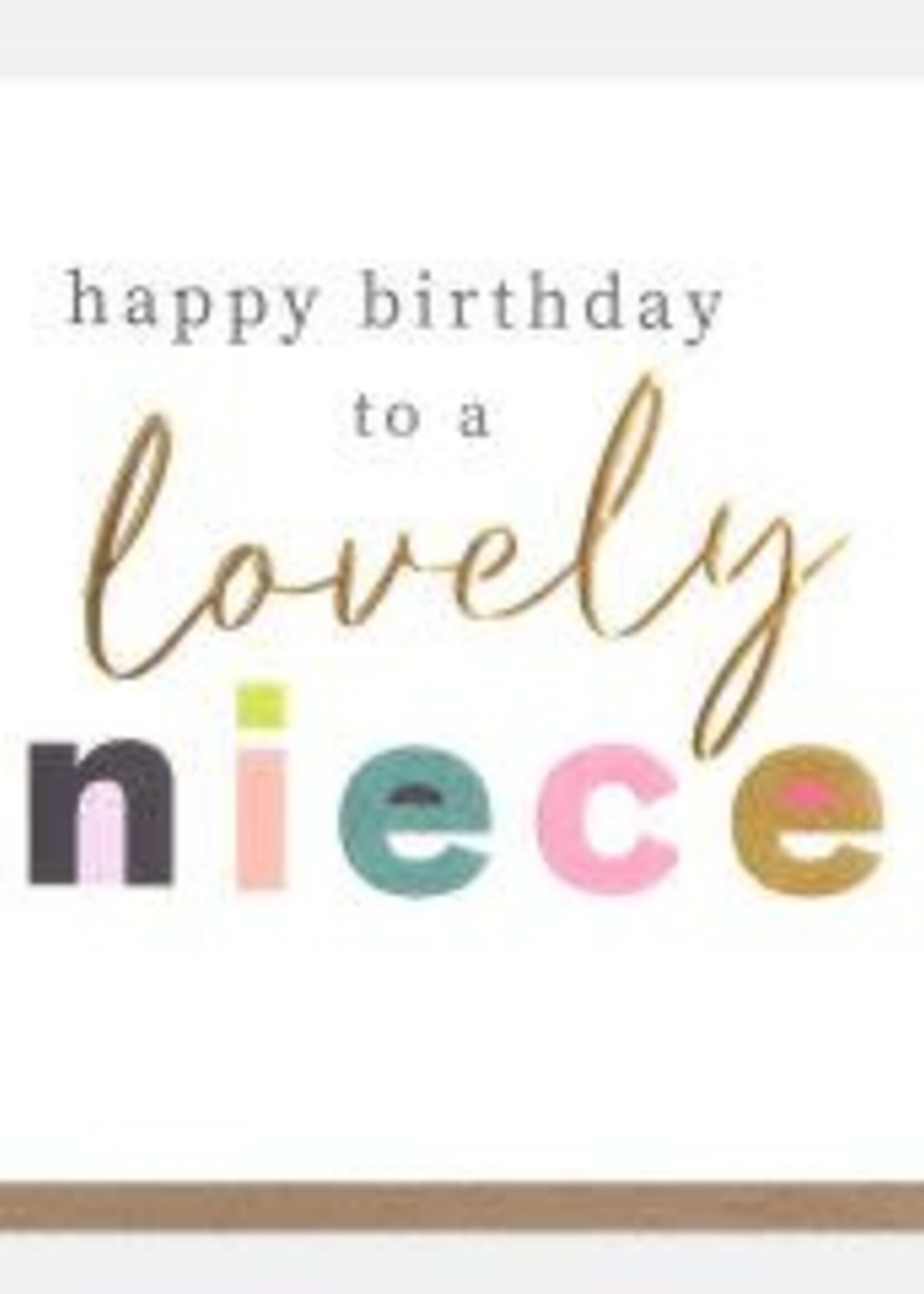 Happy Birthday to a Lovely Niece