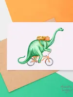 Brontosaurus on a Bike