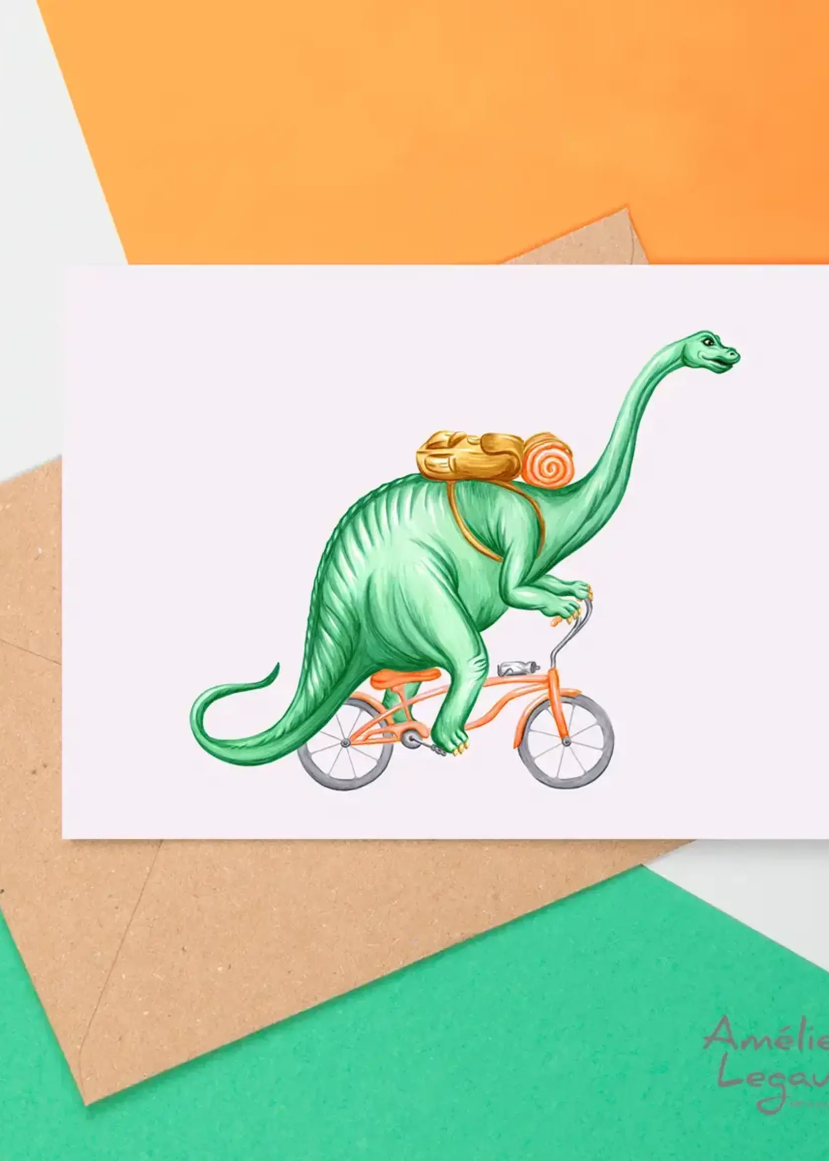 Brontosaurus on a Bike