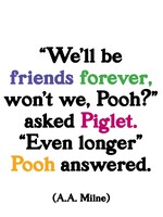 We'll be friends forever