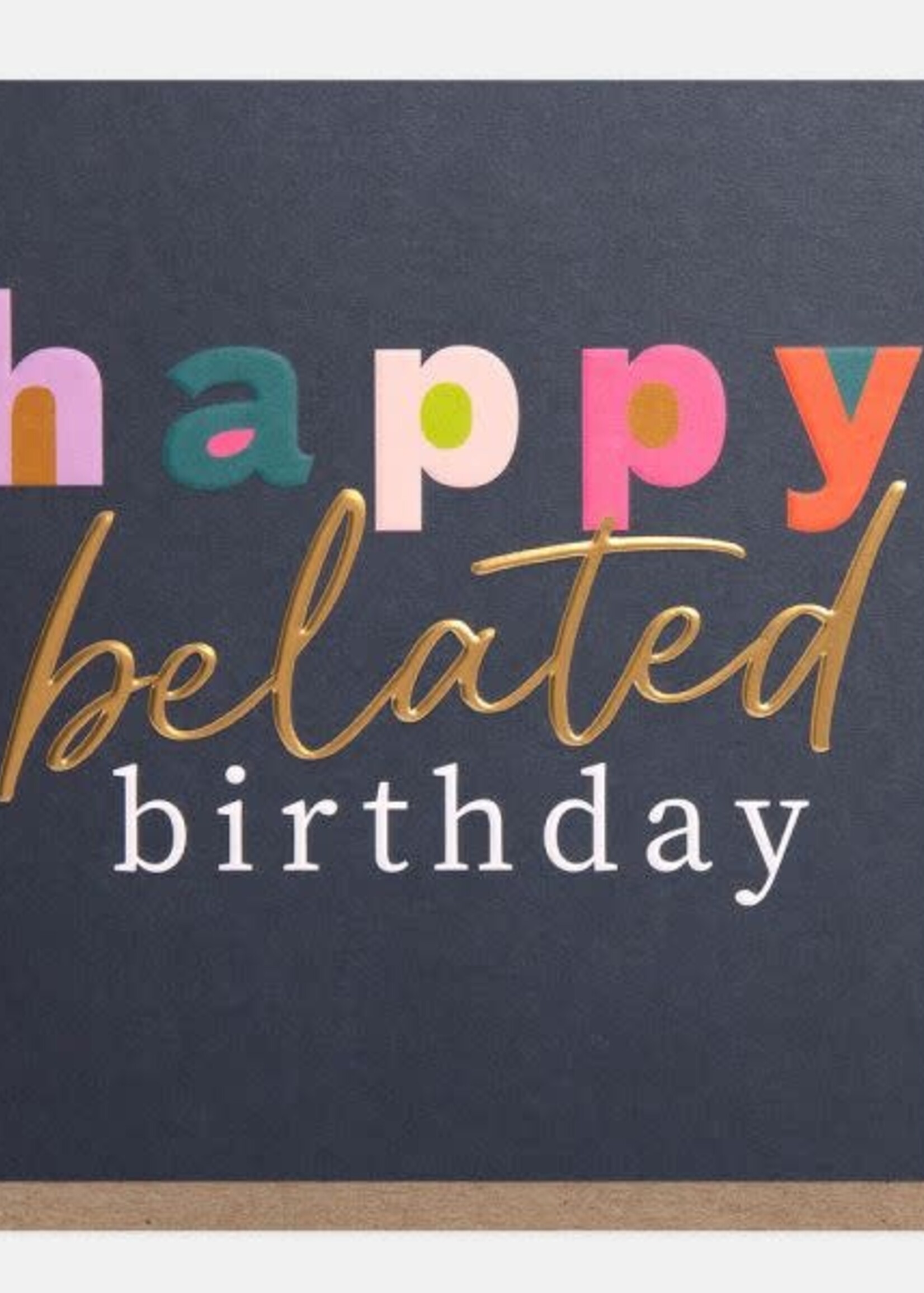 Belated Birthday