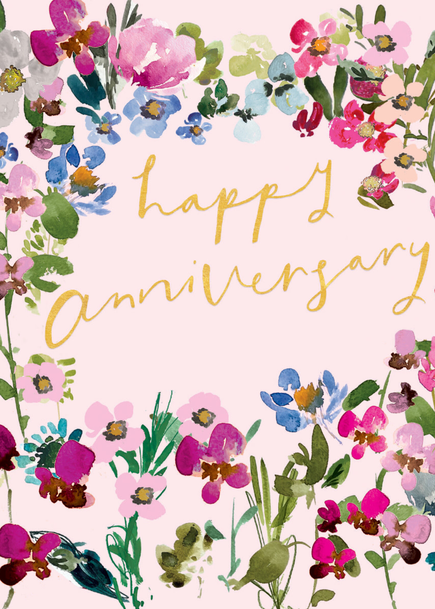 Happy Anniversary Meadow Flowers