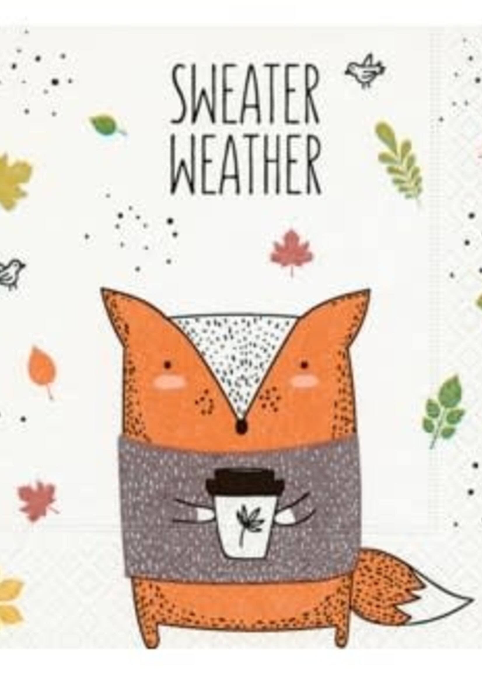 Twilight Collection Cocktail Napkins ~ Sweater Weather