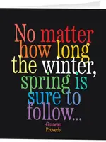 Quotable Cards No Matter How Long The Winter