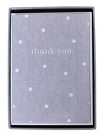 graphique Boxed Notecards ~ Denim Polka Dots