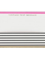 graphique Boxed Notecards ~ Vintage Text Message