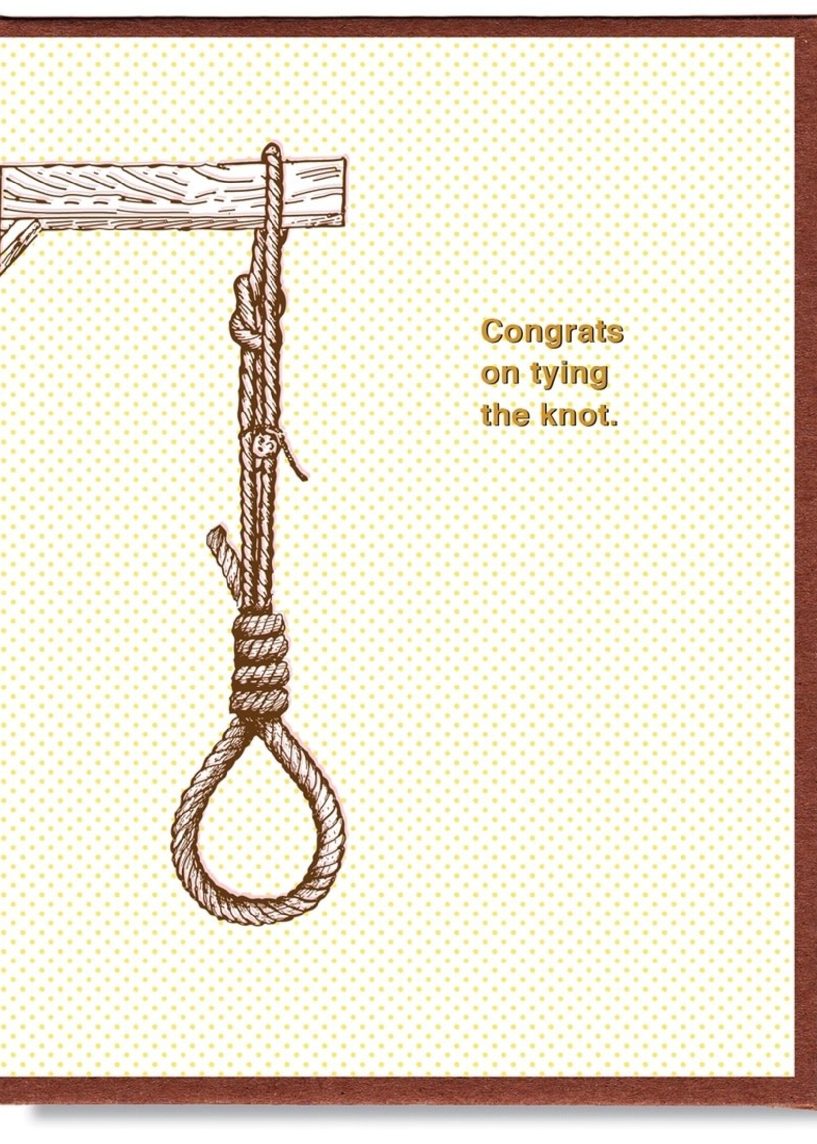 Congrats on tying the knot