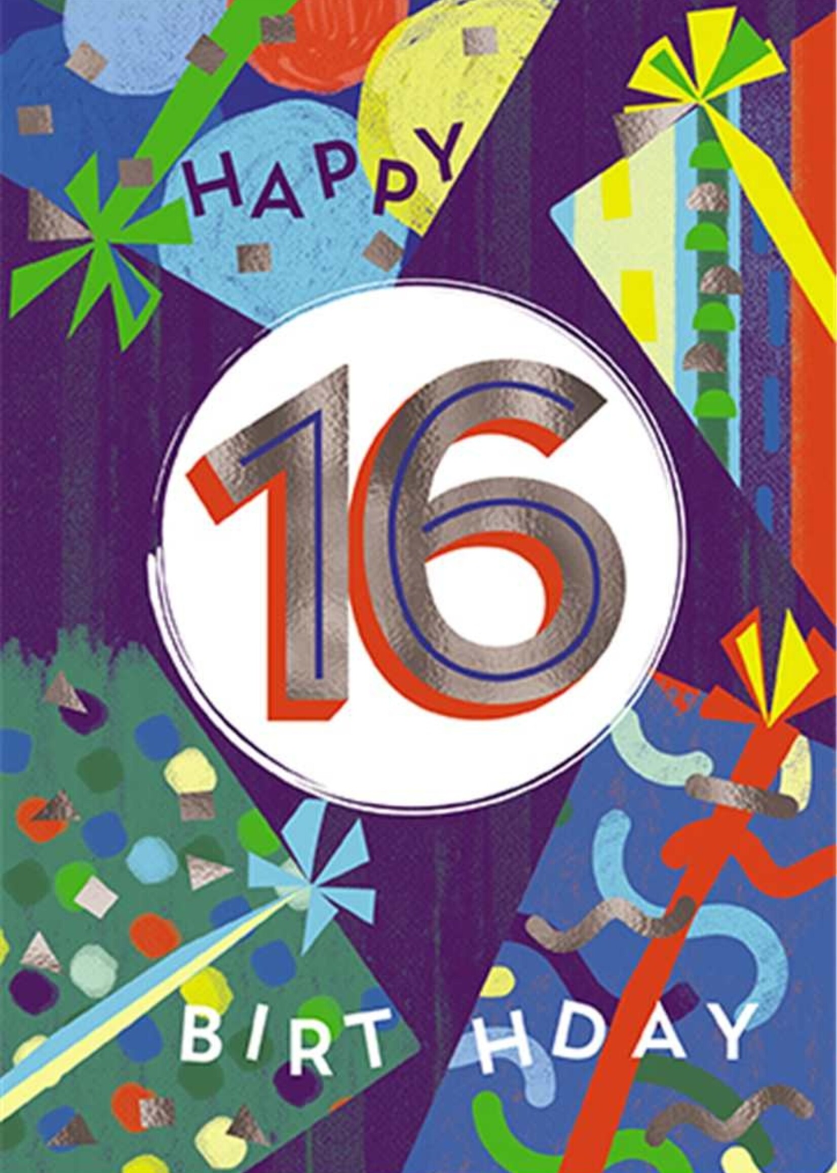 Great British Card Happy Birthday 16