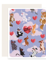 Paper e Clips Cats and Dogs Valentine's Day