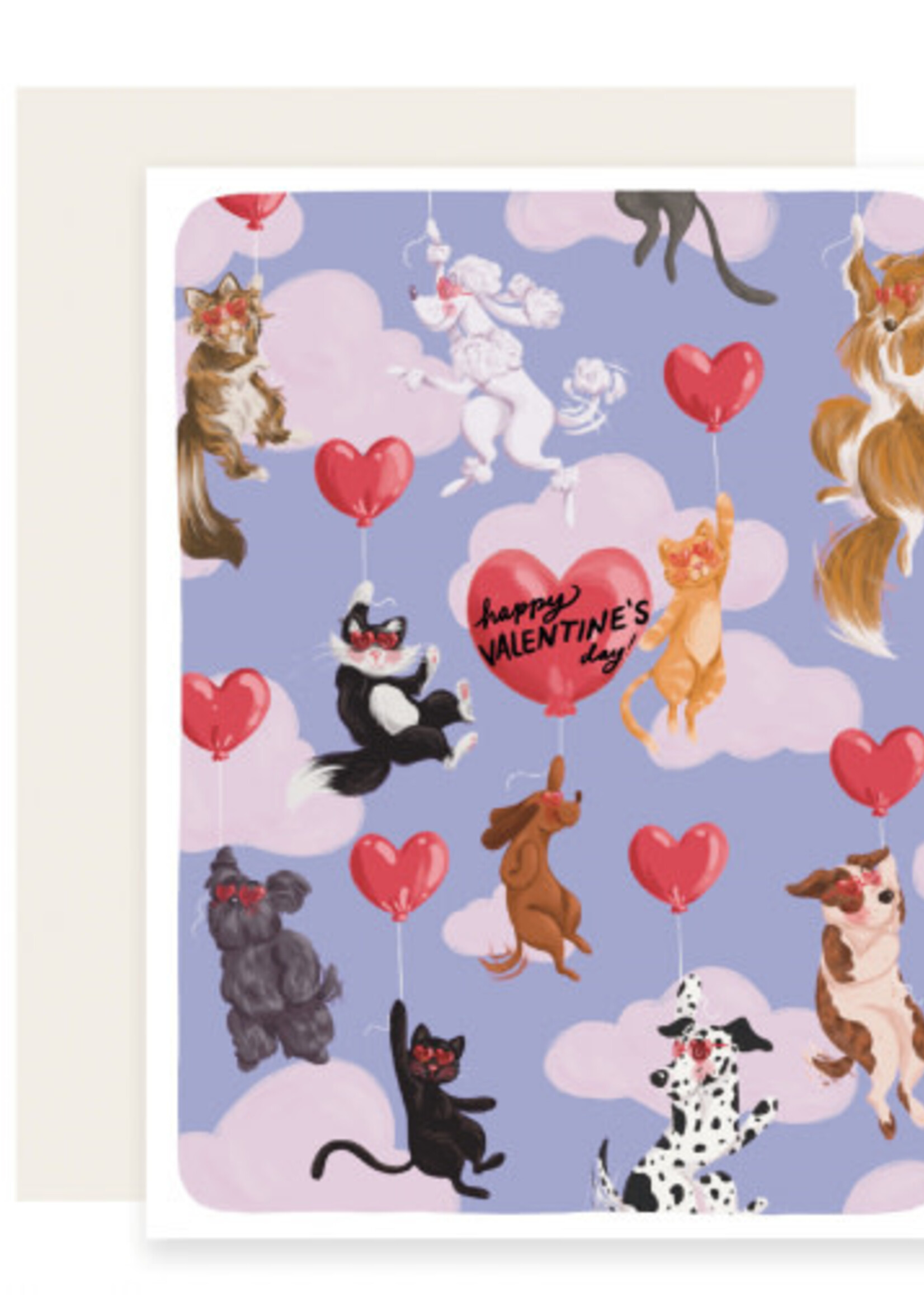 Paper e Clips Cats and Dogs Valentine's Day