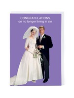 Congratulations on no longer living in sin