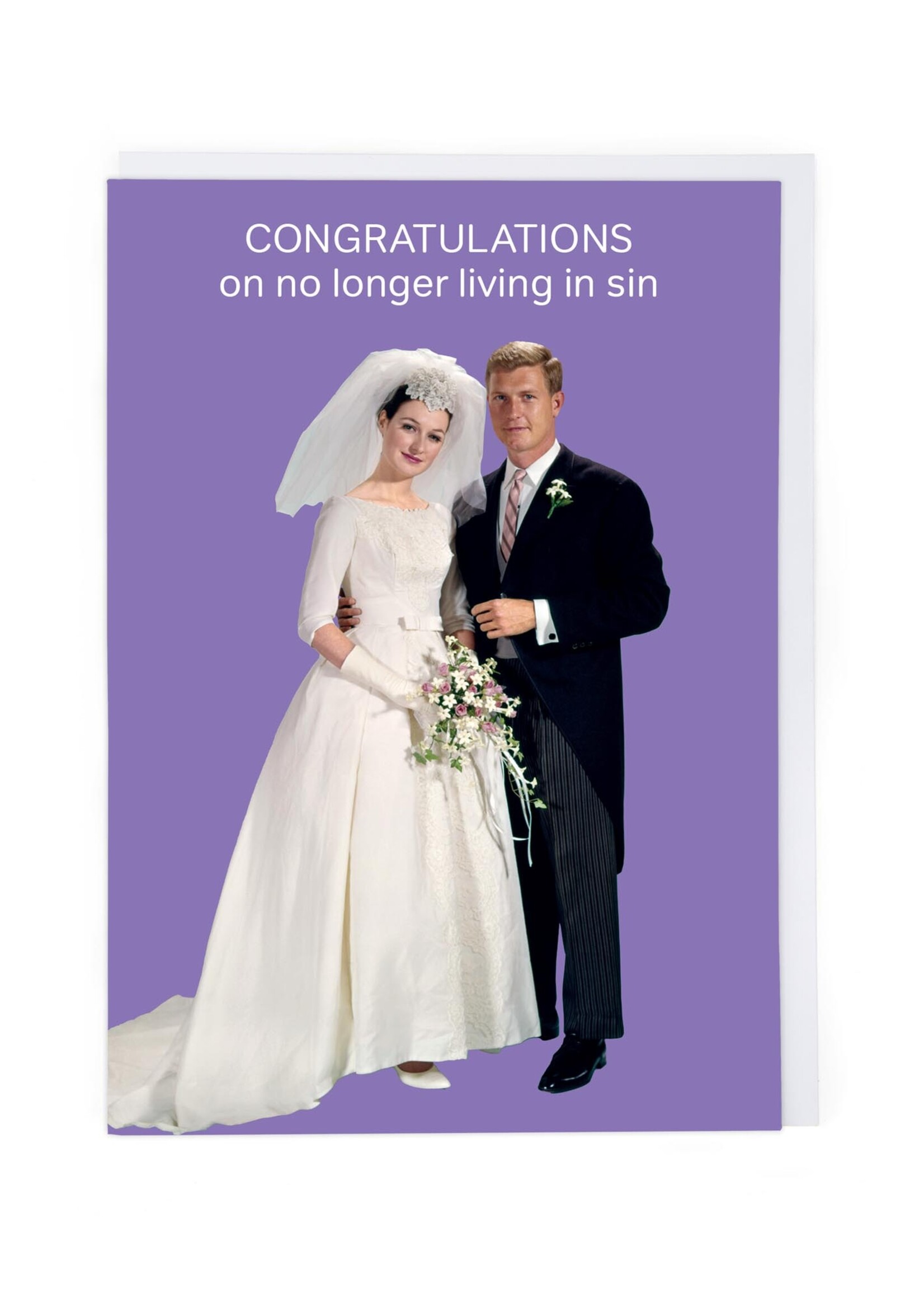 Congratulations on no longer living in sin