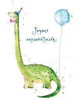 Louise Mulgrew Dinosaur Joyeux Anniversaire