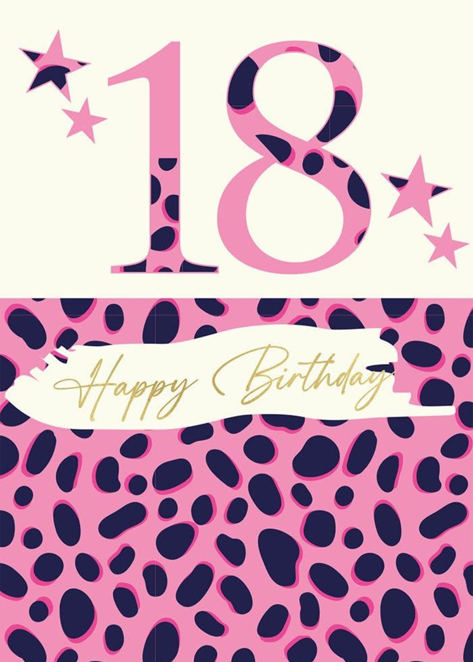 Rush Design Happy 18th ~ Pink