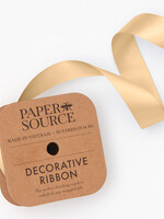 papersource Satin Ribbon ~ Gold  (1 inch)
