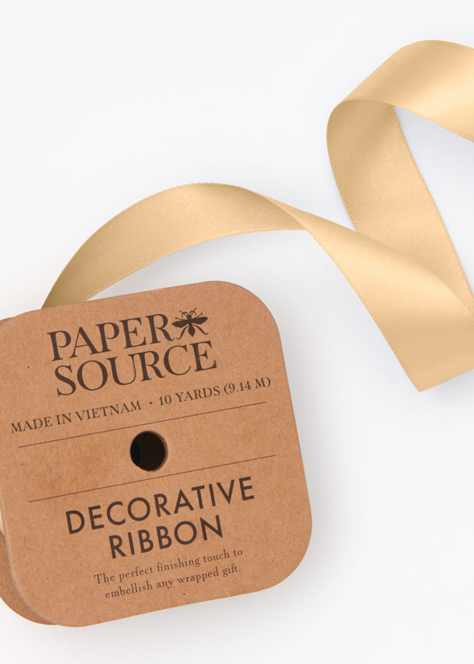 papersource Satin Ribbon ~ Gold  (1 inch)