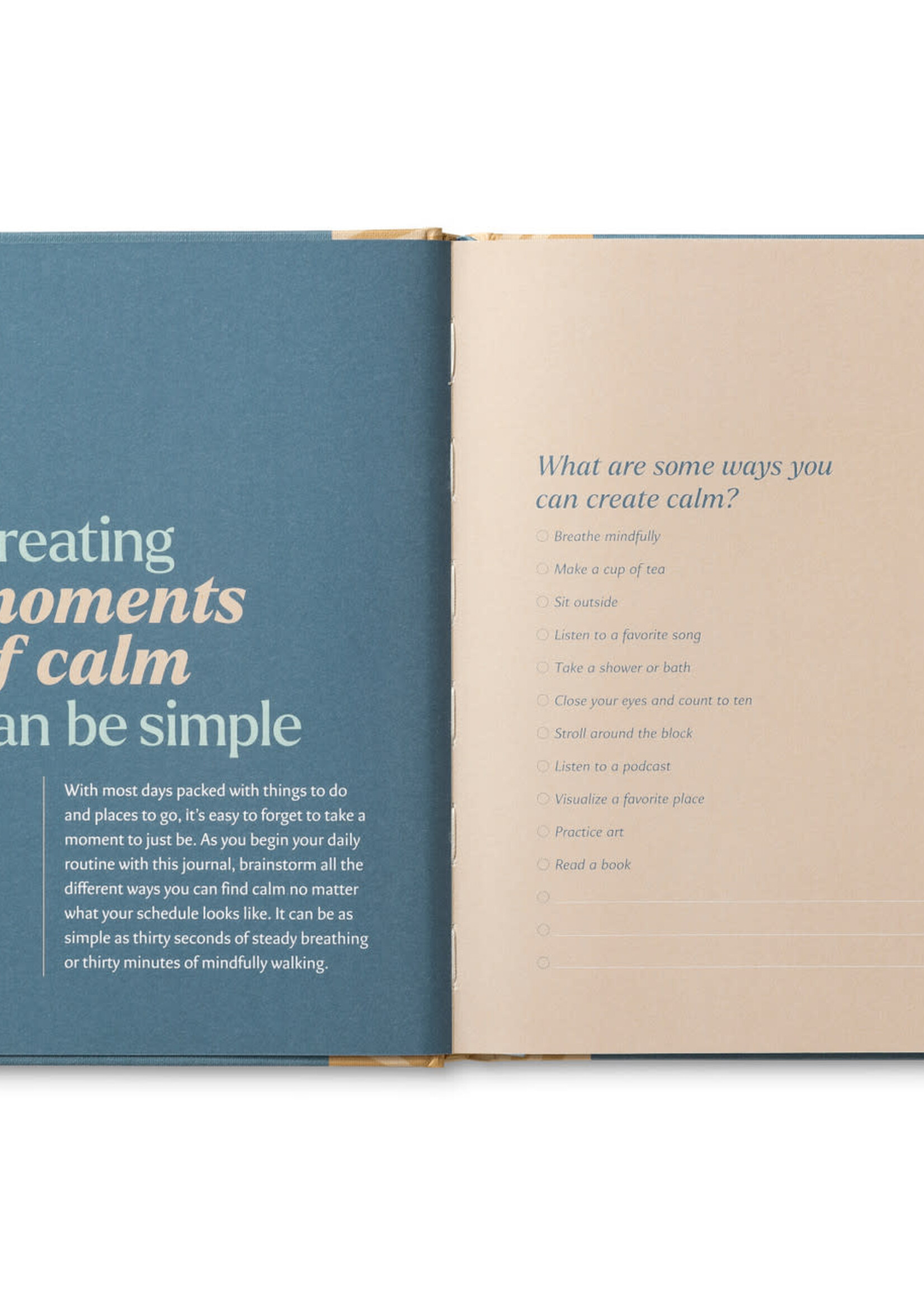 Compendium Guided Journal ~ Calm