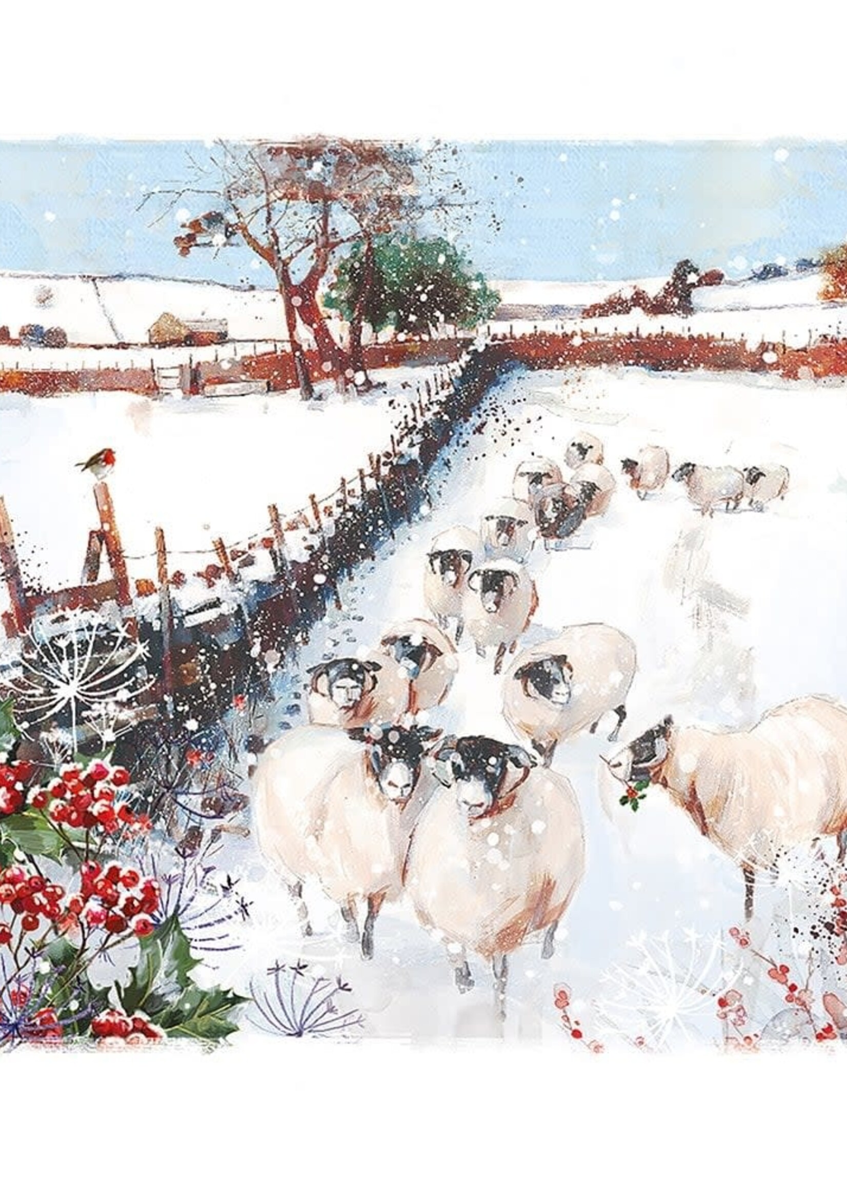 Ling Design Boxed Christmas Cards ~  Winter Scenes