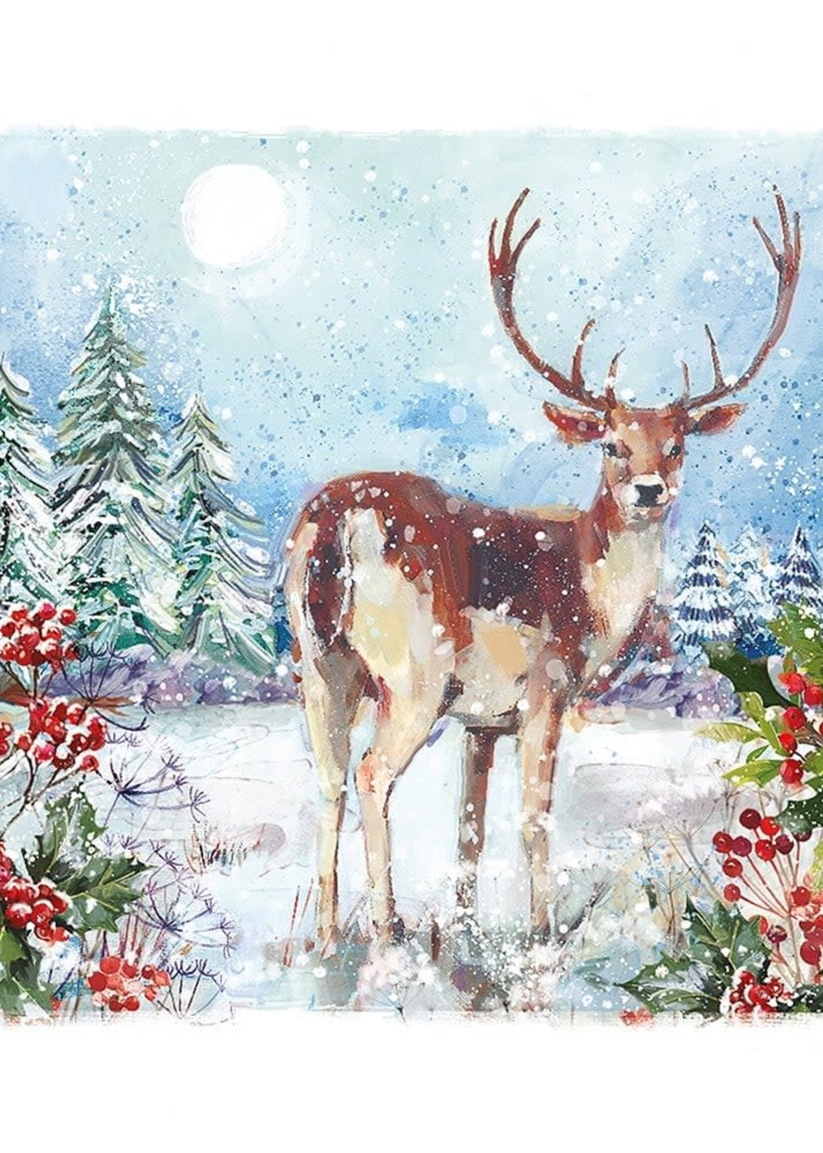 Ling Design Boxed Christmas Cards ~  Winter Scenes