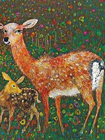 Deer and a Doe