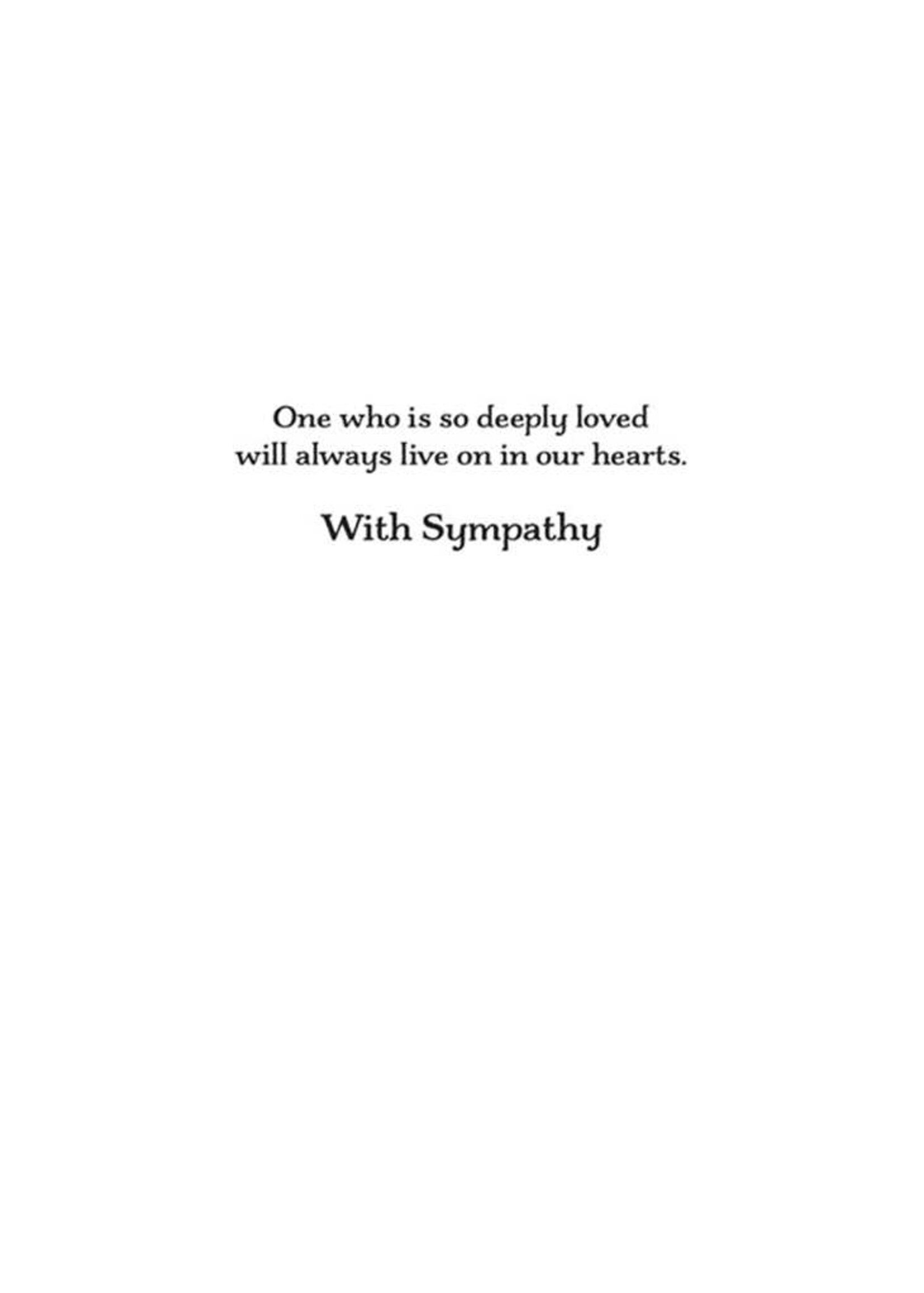 With Sympathy