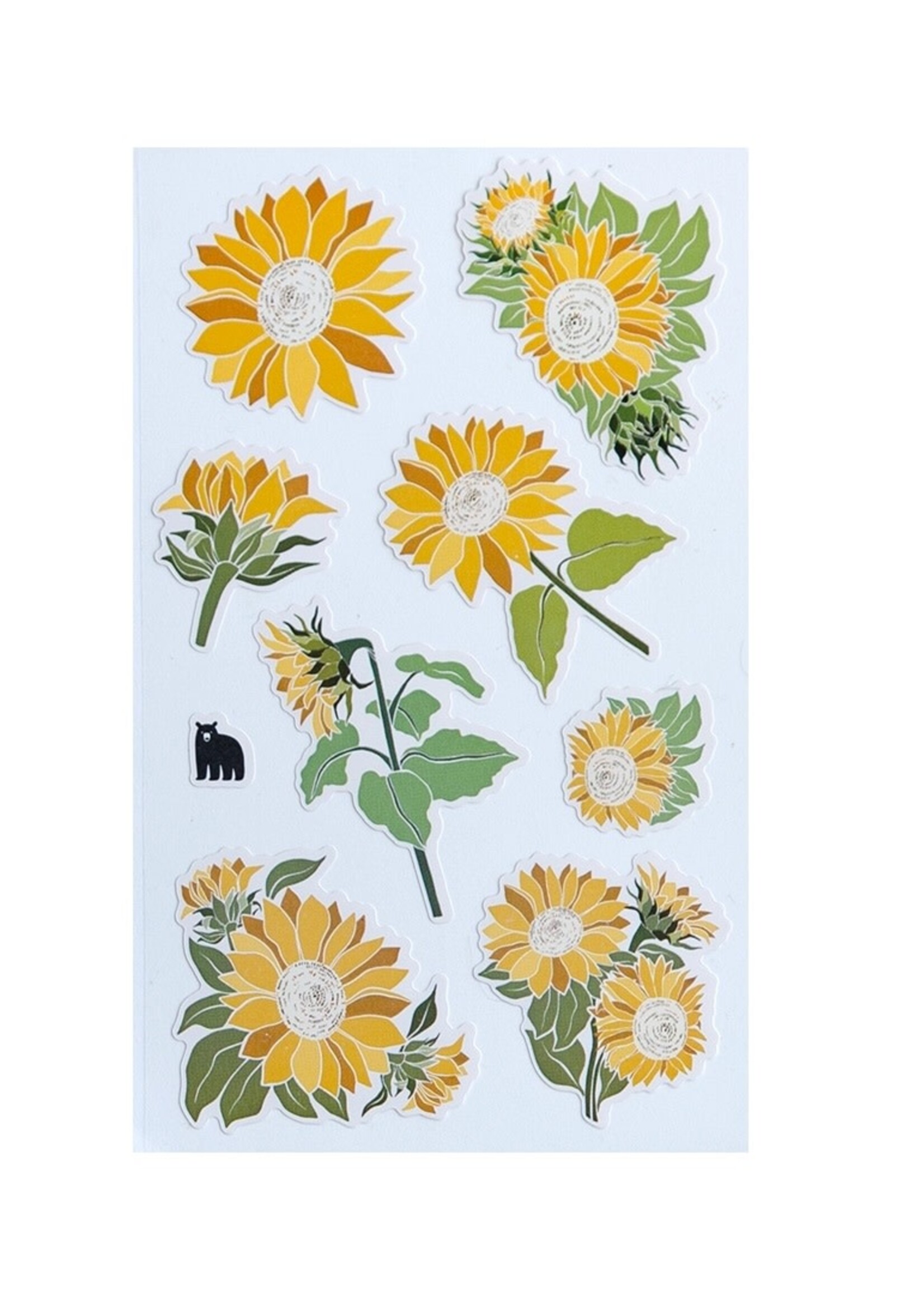 Four Bears Stickers ~ Sunflower Corner