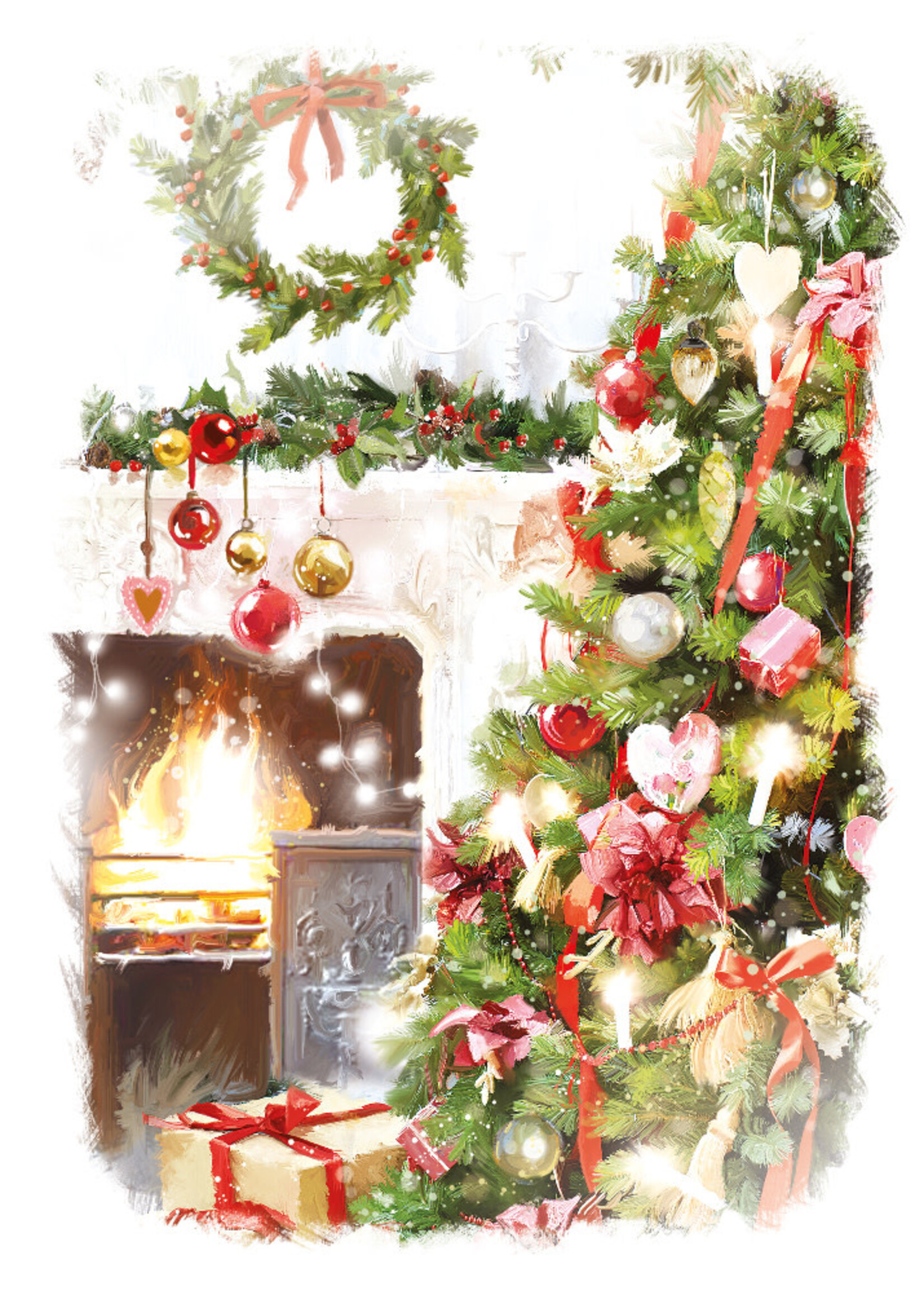 Ling Design Boxed Christmas Cards ~ Cosy Christmas