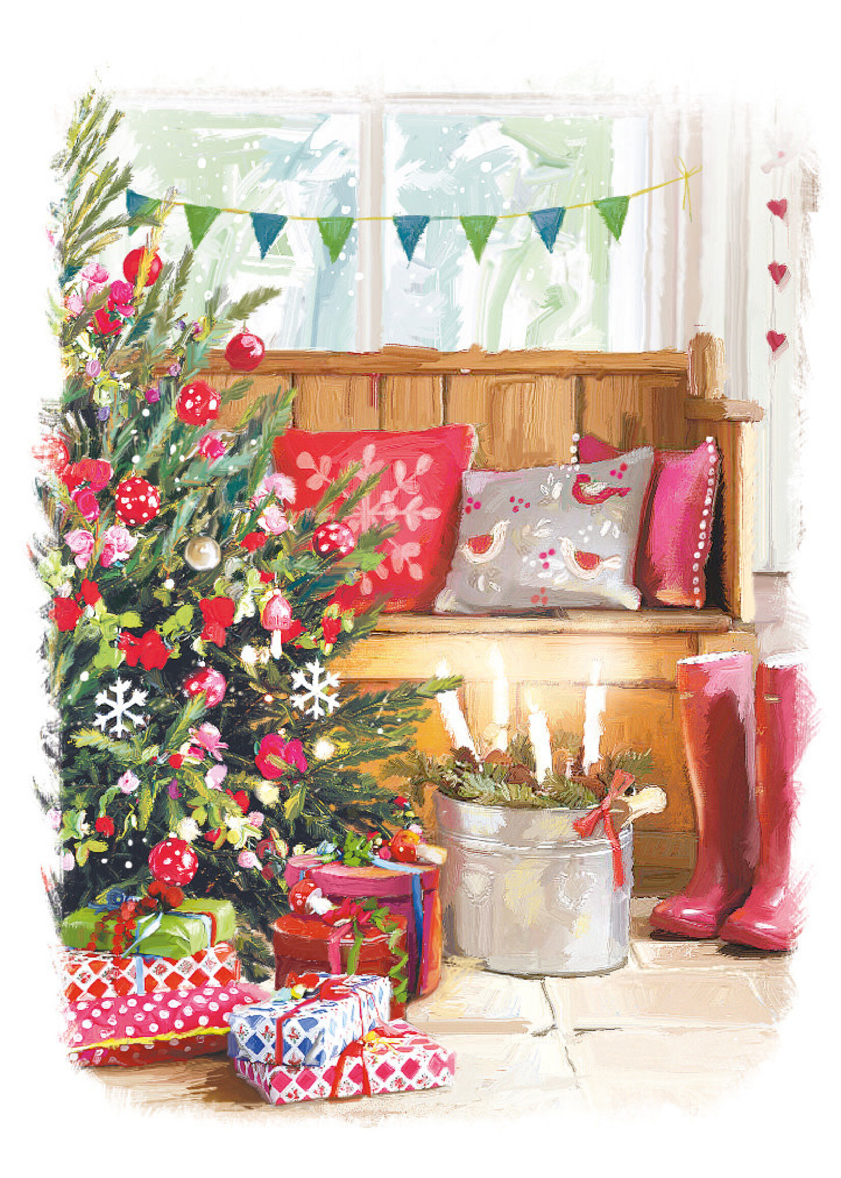 Ling Design Boxed Christmas Cards ~ Cosy Christmas