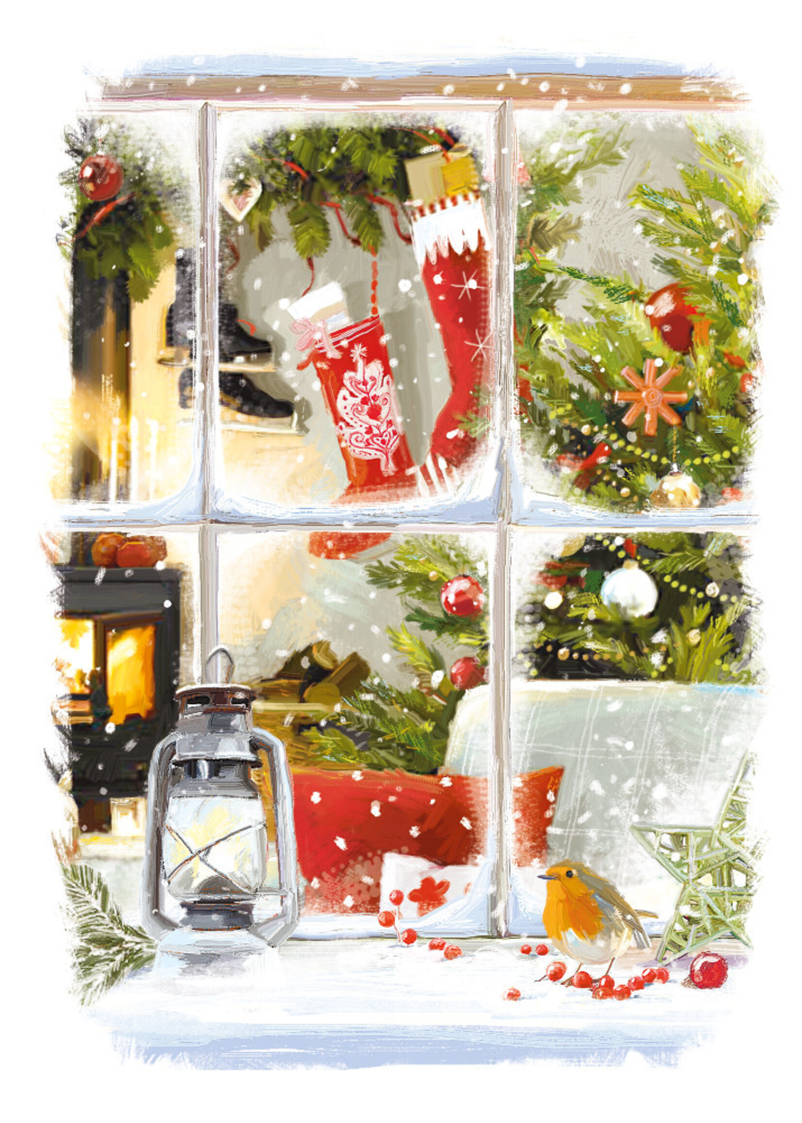 Ling Design Boxed Christmas Cards ~ Cosy Christmas
