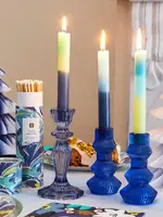 Talking Tables Cobalt Blue Candlestick Holder