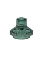 Talking Tables Small Sage Green Glass Candle Holder