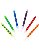 Striped Birthday Candles