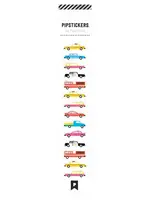 Pipsticks Beep Beep Mini Stickers